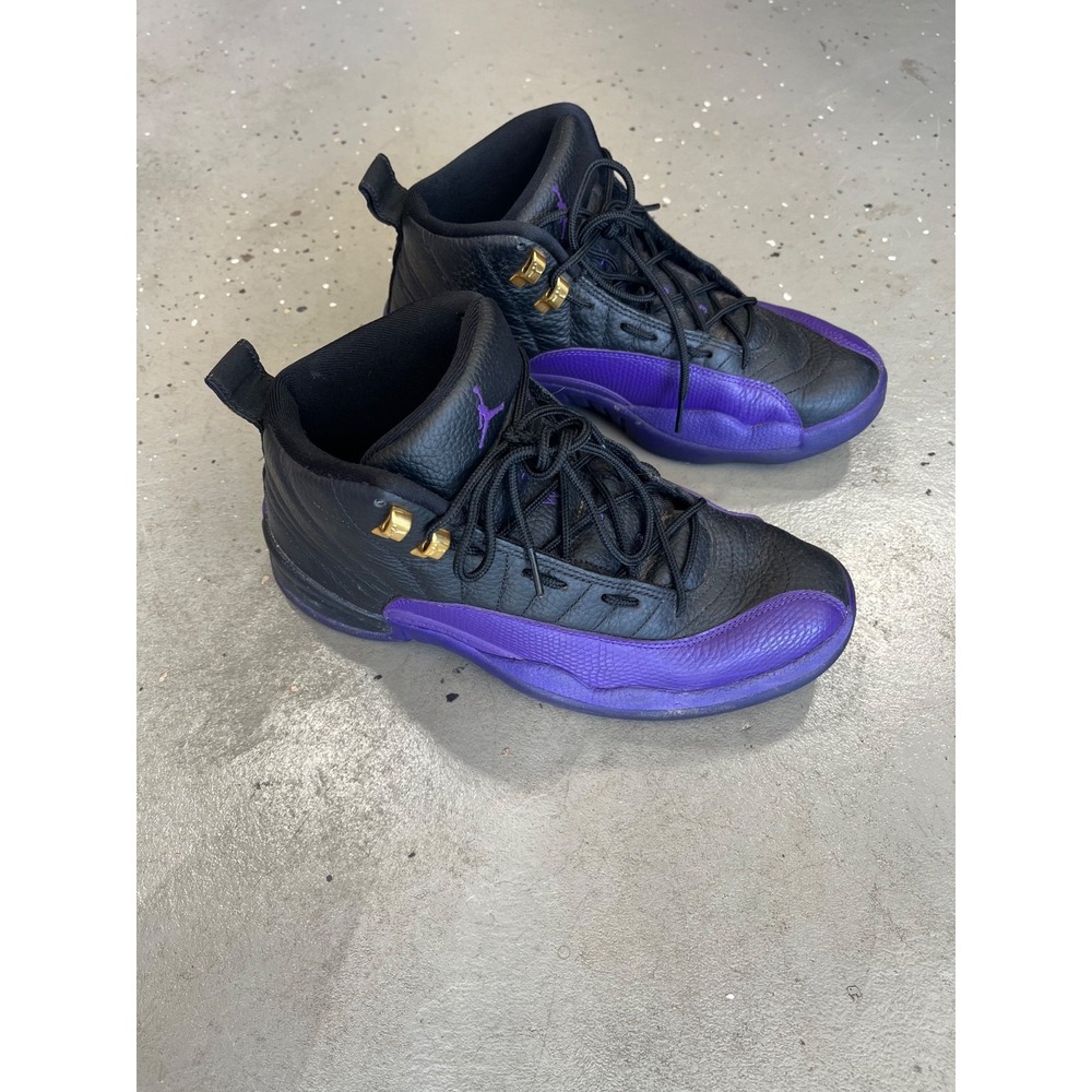 Nike Air Jordan 12 Retro Field Purple Mens 9 Black Purple Sneakers CT8013-057